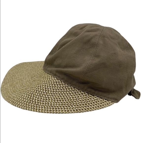 Women's Baseball Style Paper Braid Large Brim Sun Hat - Picture 5 of 7